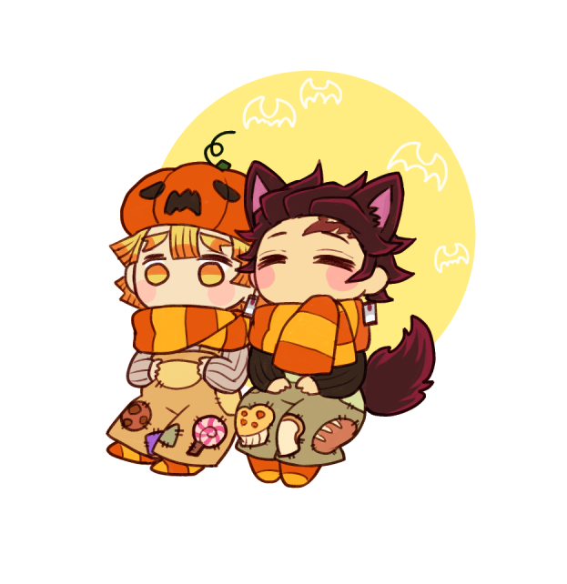竈門炭治郎 「ハロウィンウィン🎃炭善炭 」|KTYのイラスト