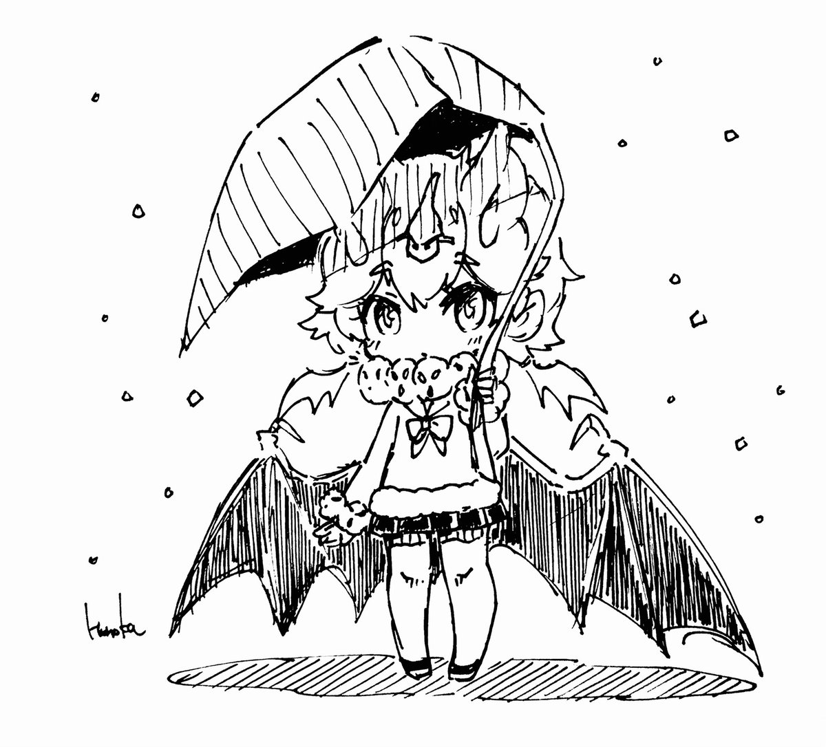 #今月描いた絵を晒そう

✨もちっとフレンズ✨ 