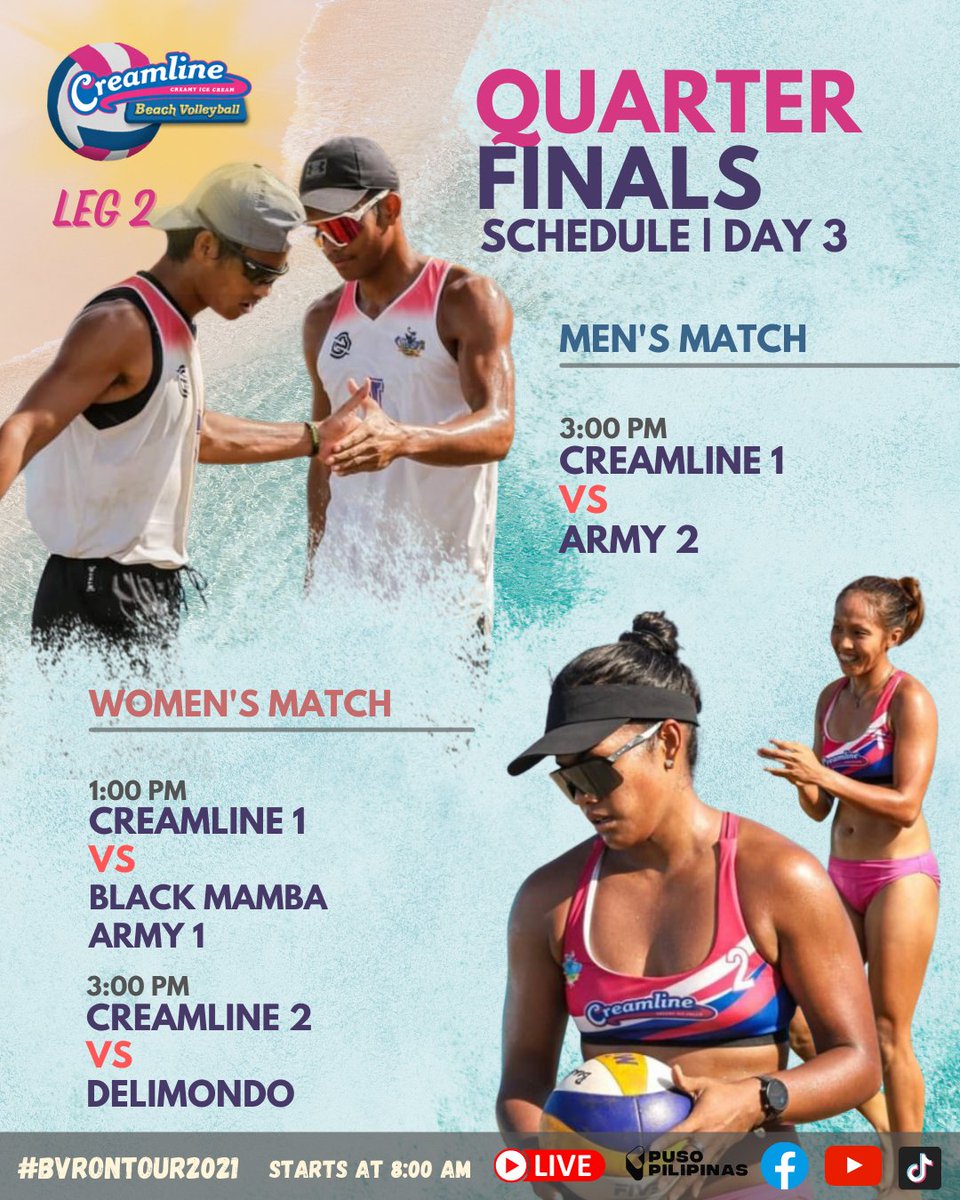 Creamline Beach Volleyball tweet media