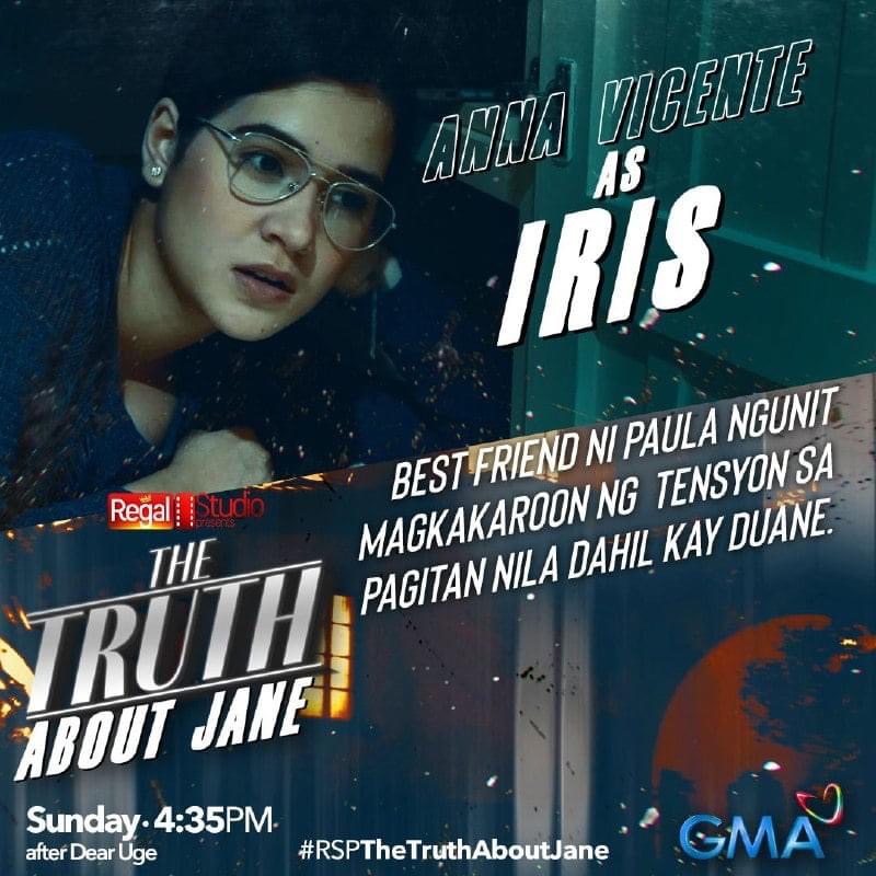 Sparkle_GMA's tweet photo. Si Iris ang best friend ni Paula ngunit magkakaroon sila ng tensyon sa pagitan nila dahil kay Duane. 

Abangan si #AnnaVicente sa Halloween special na "The Truth About Jane" sa #GMARegalStudioPresents, ngayong Linggo, October 31, 4:35pm sa GMA. https://t.co/ATaQKK9zoL