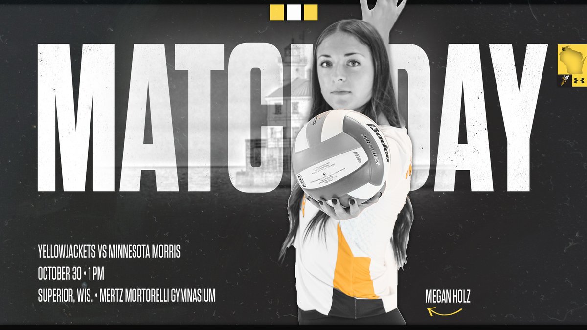 🏐 MATCH DAY 🏐
🆚 Minnesota Morris
🕖 1 p.m.
📍 Superior, Wis • Mertz Mortorelli Gymnasium
📹 bit.ly/3nk7LmB
📈 bit.ly/3zWhGSW
📻 (KUWS 91.3) bit.ly/3DBcExh

#WeAreSuperior