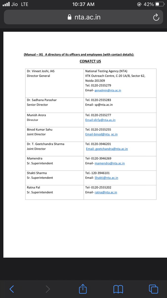 Raahulguru's tweet photo. To know the date and time of #neetresults  anxious students can call even  Director General .
#neet   #NEETUG2021  #NEETINJUSTICE https://t.co/CvnkAveP7J