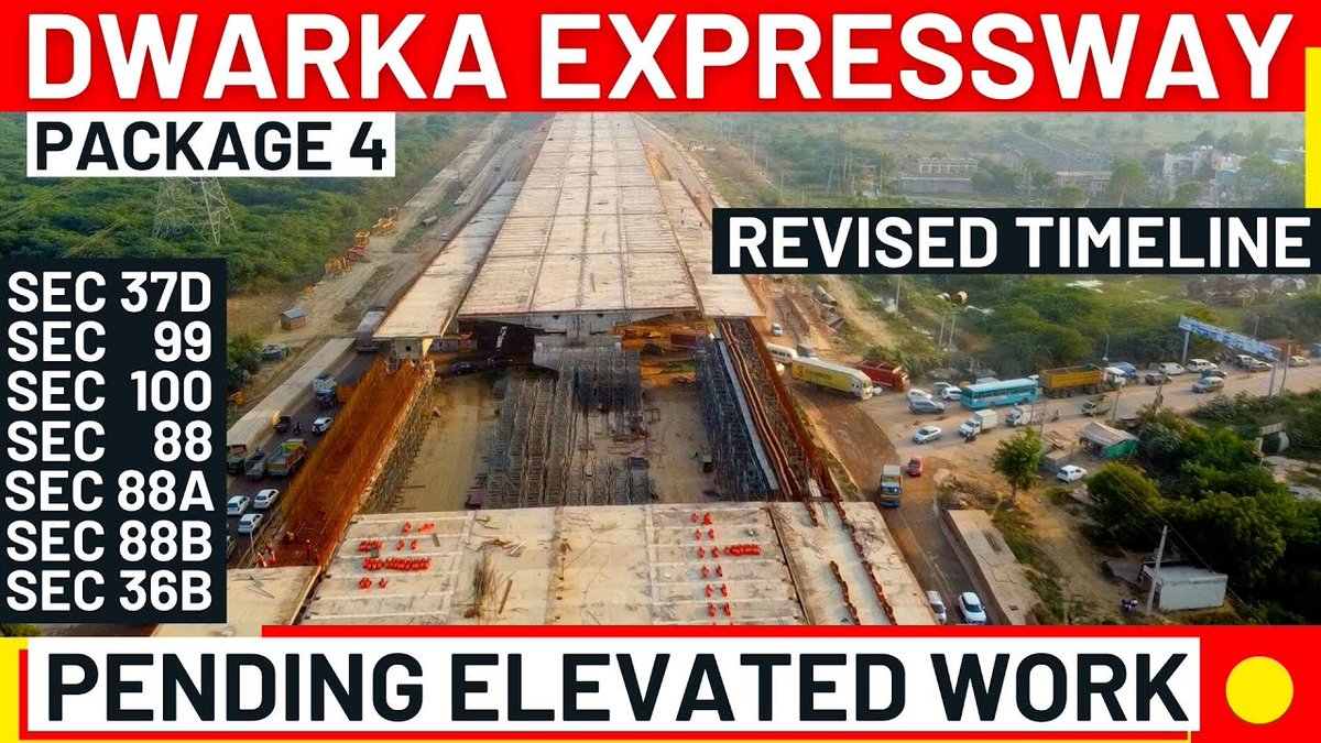 PrakharSahay's tweet photo. Video: https://t.co/8AdX8jrDaa
#DwarkaExpressway Package 4 Revised Timeline | Oct 2021 #Gurgaon Side Progress

👎 @larsentoubro work is VERY VERY SLOW. 

Pls intervene @PMOIndia @nitin_gadkari @vaibhav_74 @OfficeOfNG 

#LnTIntegratedReport #LnTCares #LarsenToubroNews #WeAreLnT https://t.co/bLU8LVcYsw