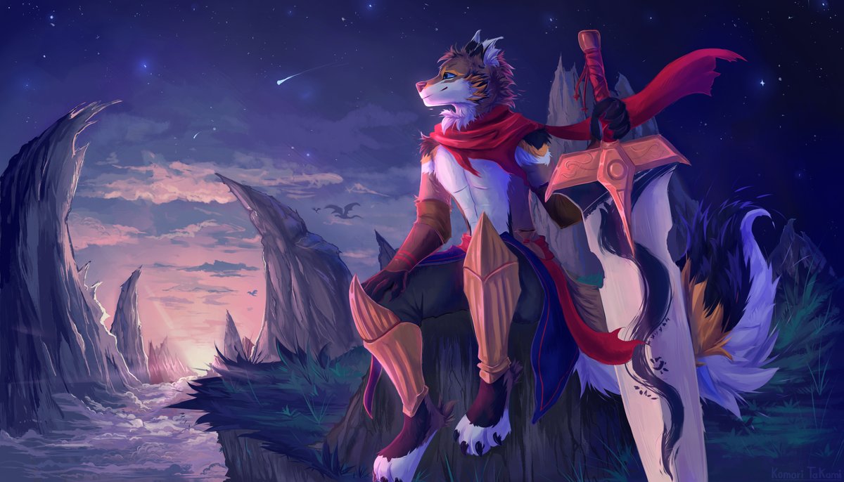 KomoriTakami's tweet photo. Last background commission ♥ 

#furry #furrycommission #comisionfurry #furryart #comisionesfurry #furrycommissions #furrywolf #commission #digitalart #art https://t.co/T724sHh7JC