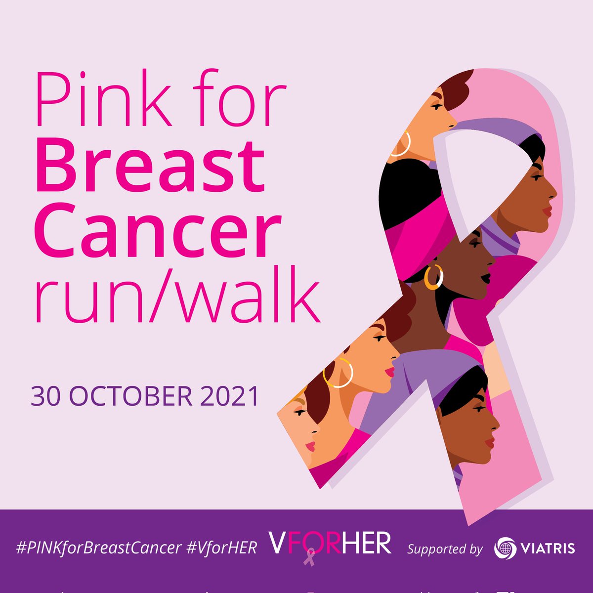 BrentJvV's tweet photo. Get ACTIVELY involved this October for Breast Cancer Awareness Month and join the run/walk! 👣
𝗪𝗵𝗲𝗻: Saturday 30 October
𝗪𝗵𝗲𝗿𝗲: Your neighbourhood
𝗗𝗶𝘀𝘁𝗮𝗻𝗰𝗲: Any distance
𝗖𝗼𝘀𝘁: Free
#PINKforBreastCancer #VforHER ✌️
Event info: https://t.co/R391q53xTY https://t.co/1Jk6Jo8K7o