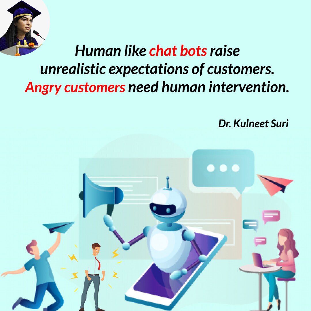 #chatbots #humanintervention #customers #drkulneetsuri