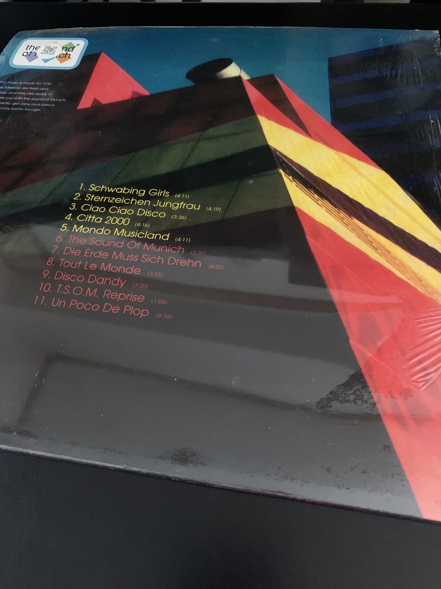 xiduojien's tweet image. The Sound of Munich / Merricks
97年LP 独盤
かわいいエレポップ、ディスコファンクというか。盤のゲイン結構高め。まぁとにかく最高です。これもCDであったけどどこにいったのやら(´･ω･`)。
#nowplaying #Merricks