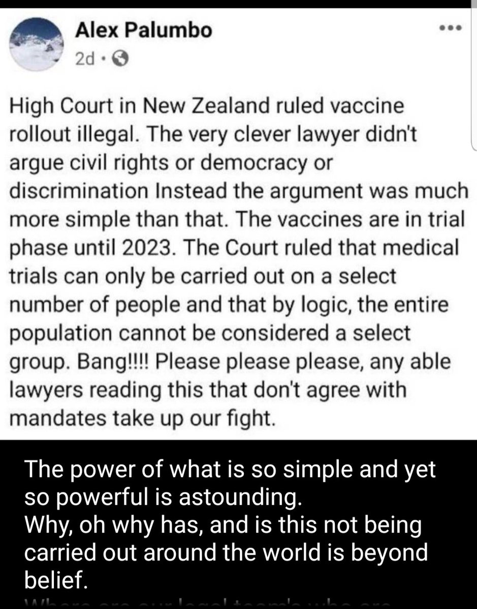 What happened in NZ??
They stopped the jabs 👉