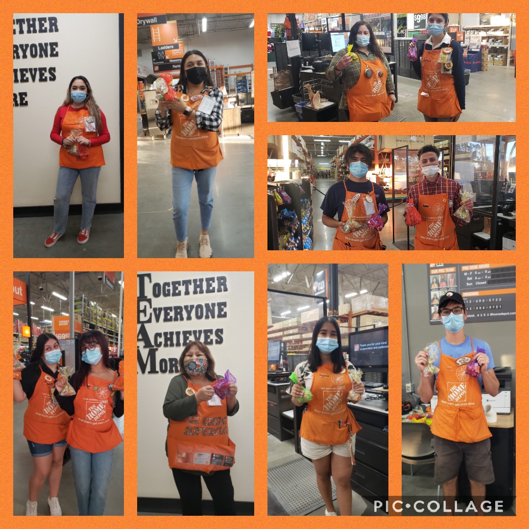 Sweets for our cashiers #CAM #SLAUGHTERSTRONG #HOMEDEPOT6563