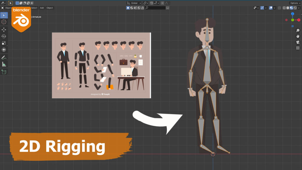 BlenderNation's tweet photo. How to rig a 2D character https://t.co/zJWTXw9rtu #b3d https://t.co/uOQOuFr8xQ
