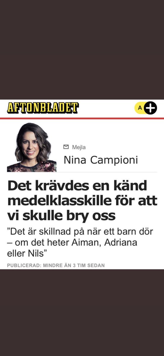 Nej, vi poliser har brytt oss hela tiden. Men ni <a href="/Aftonbladet/">Aftonbladet</a> har vägrat förstå , förvrängt sanningen och invaggat era läsare en falsk trygghet.