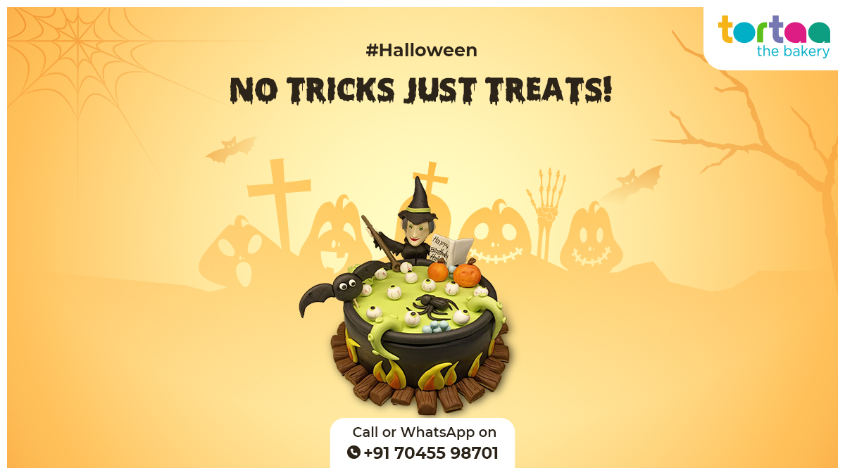 tortaathebakery's tweet photo. Trick or treat?!? Doesn’t matter cause at Tortaa, The Bakery, we only have amazing treats for everyone!! Get your sweet tooth cravings fulfilled with us.

Open now at Sion &amp; Dombivali!
Visit: https://t.co/0TL8j156Uj
Contact: +91 70455 98701

#HappyHalloween #trickortreat #cakeart https://t.co/n9AeISGQUD