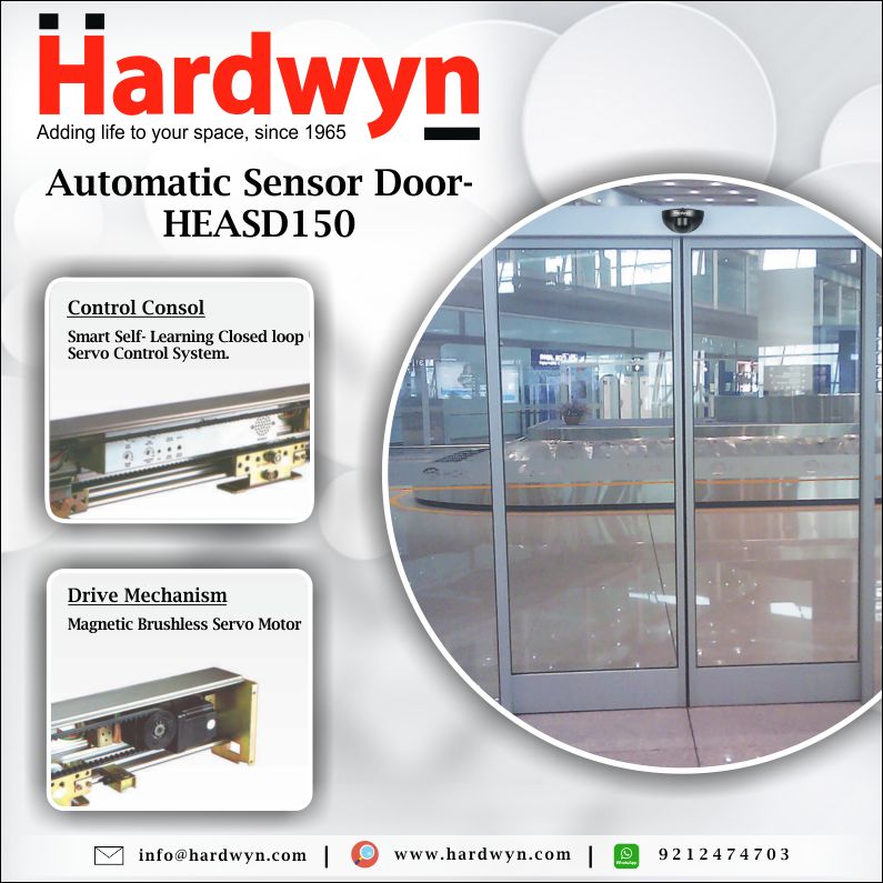 hardwynIndiaLtd's tweet image. We provide automatic sensor door system, drive mechanism, engine case and cover, control console, self cleaning mechanism, DC motor, Hanger Block.
#AutomaticSensorDoorSystem #SensorDoorSystem #AutoSlideGlassDoorSystem #AutomaticSlidingDoorSystem
