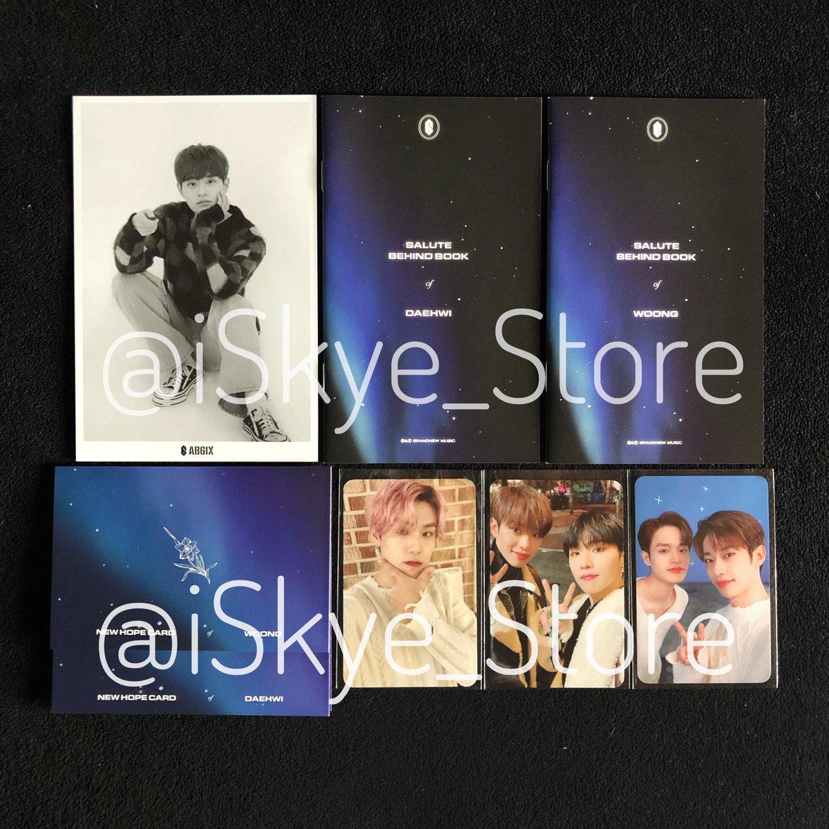 iSkye_Store's tweet photo. AB6IX - SALUTE: A NEW HOPE album
NEW, HOPE version

New Hope Card - ₱298
• Daehwi
• Woong

Salute Behind Book - ₱398
• Daehwi
• Woong

COD &amp; FREE SHIPPING — SHIP ASAP 
https://t.co/UkIpxYoaND

ONHAND UNSEALED – WTS/LFB/SELLING PH GO
@AB6IX https://t.co/Zo2b0foAta