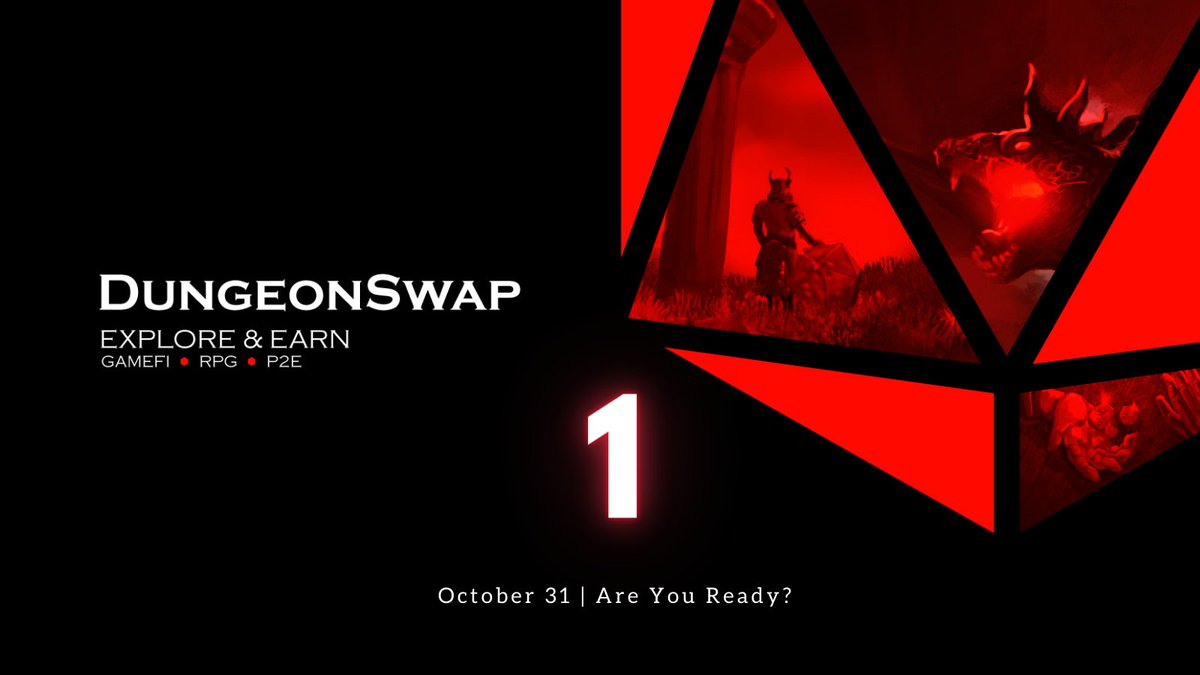 DungeonSwap's tweet photo. Ancient Dungeon (P2E) is coming! ⚔️

How deep levels can you reach in dungeon? Can you slay monsters for highest score and rewards? Dragon's breath awaits you..
https://t.co/Btf5kjjdU7

See you in Dungeon. 24 hours to go.
Explore and Earn

#BSC #BSCGem #MVBIII #GameFi #PlayToEarn https://t.co/sVQfrnrNwY
