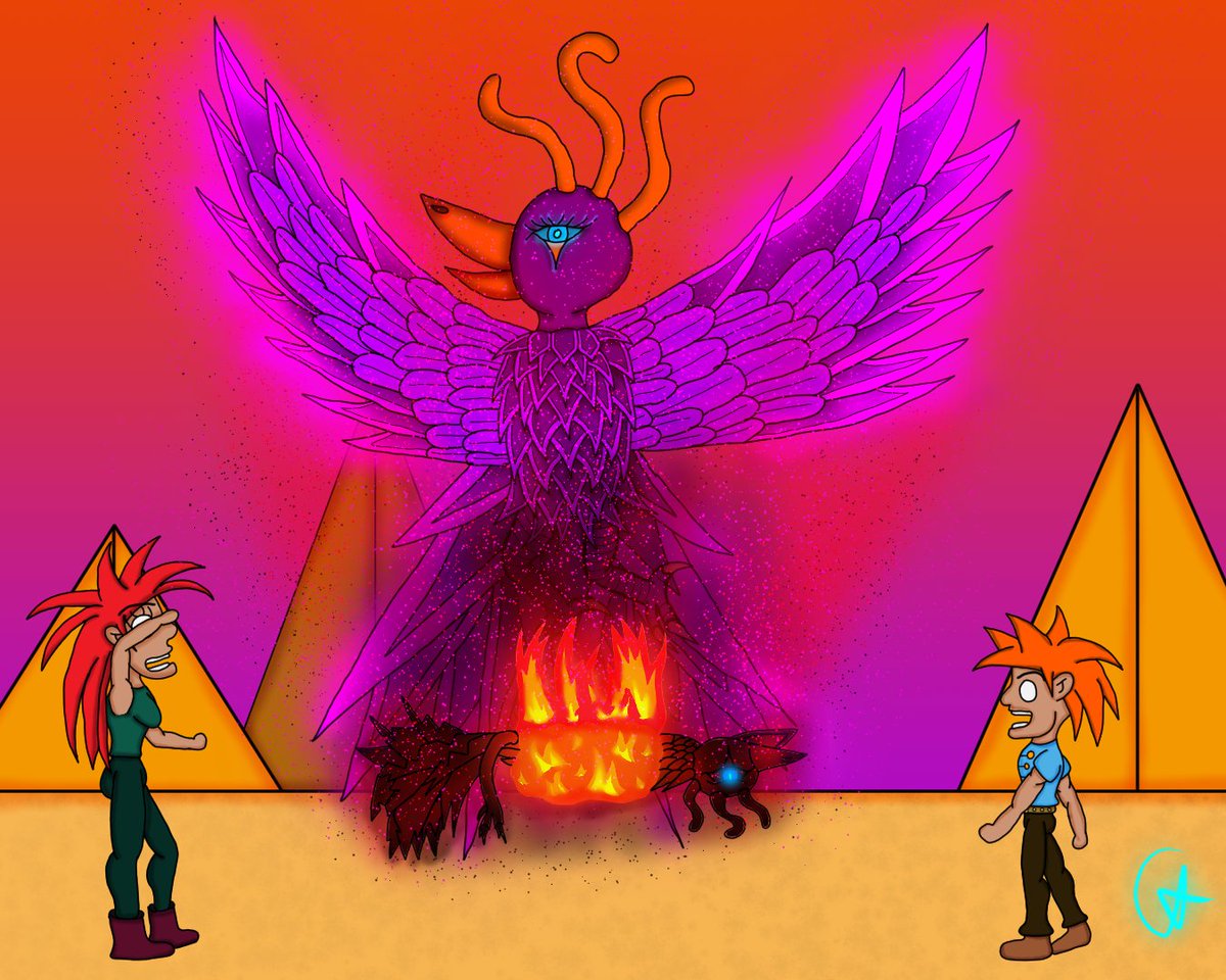 gojeroh's tweet photo. Artober Day 20
Prompt: Restart
Creature: Phoenix
#AdventuresOfKaraAndErik 

#Juliartober #artober #artober2021 #Art  #Artwork #drawtober #drawtober2021 #draw #drawing #digitalart #gojeroh #christophertoro #day20 #restart #phoenix https://t.co/wym7lCrPeg