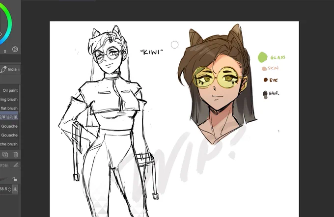thinkin about... a persona character design... 