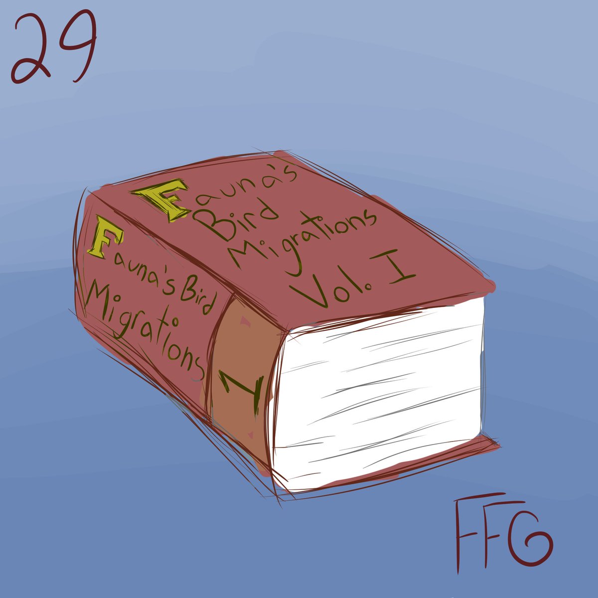 FloralFoxDraws's tweet photo. Prompt 29: Almanac

Big books for hobbies and information on things ranging from what weather will happen and things to expect in a day are all common fare in the world, compiled by many. 

Some people like to keep this information on hand for when they need it.

#inventober https://t.co/FKhm6EajE9