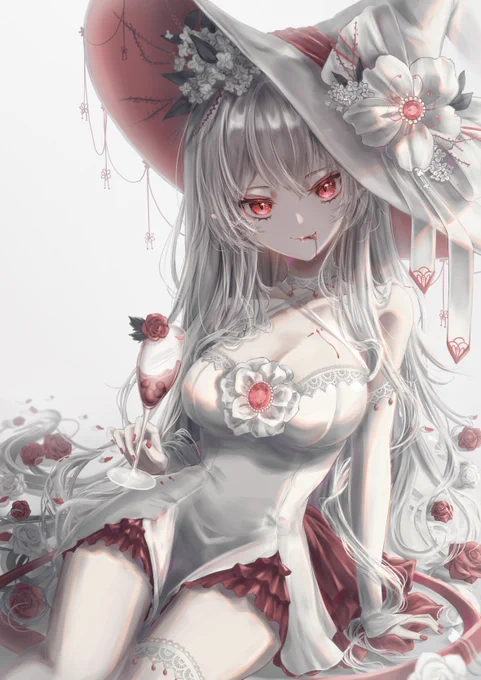 今月は白の季節!(*'-`) 

#今月描いた絵を晒そう 