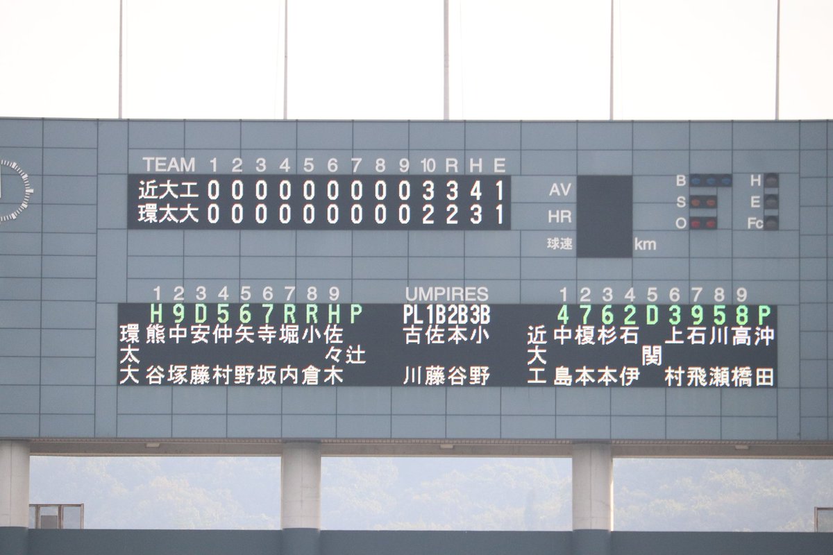 ipu_baseball's tweet photo. 試合終了です。

応援ありがとうございました！

近大工学部さま！
おめでとうございます！

神宮大会でも頑張ってください！ https://t.co/UNf8u7XWTJ