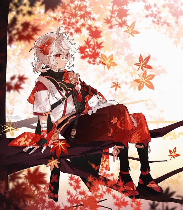 happy kazuha day... 🍁 #原神 #genshinimpact 