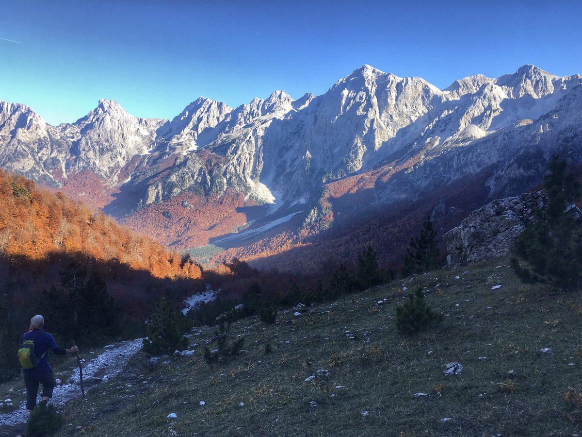 SuperCyclingMan's tweet photo. They call these “The Accursed Mountains” in the Albanian Alps…

I call them “Some of the most beautiful mountains I have ever seen”

Back on the bike soon, heading north through Montenegro 🚵🏻‍♂️ https://t.co/AOg8HMEXH3
