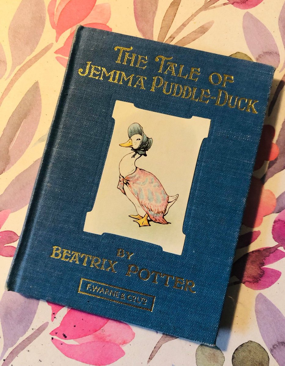WatsonsVintage's tweet photo. This BEAUTIFUL Vintage Beatrix Potter book will make a WONDERFUL little Christmas Stocking Filler Gift in my #etsyshop Circa 1980s #BeatrixPotterBook called 'The Tale Of Jemima Puddle-Duck' in Hardback #GiltEdgedBook #NostalgicGift https://t.co/ZZjLDkfrVl #JemimaPuddleduck #Gift https://t.co/wM7VsyCbrI