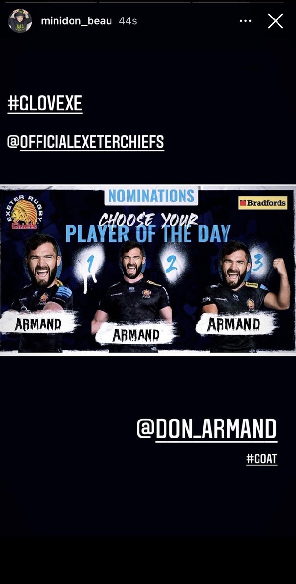 Minidon's Dad! (@kernowjanner) on Twitter photo Beau got it right! <a href="/ExeterChiefs/">Exeter Chiefs</a> #GLOvEXE <a href="/premrugby/">Premiership Rugby</a> <a href="/btsportrugby/">Rugby on TNT</a> #Minidon #RugbyTonight Beau got it right! <a href="/ExeterChiefs/">Exeter Chiefs</a> #GLOvEXE <a href="/premrugby/">Premiership Rugby</a> <a href="/btsportrugby/">Rugby on TNT</a> #Minidon #RugbyTonight