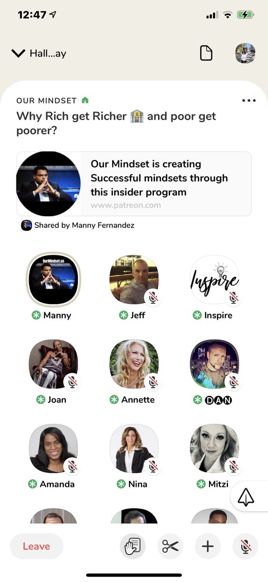 Manny Fernandez is dropping gold nuggets! clubhouse.com/club/our-minds…