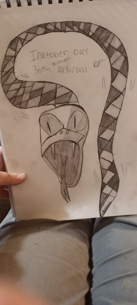 ryjolo1's tweet photo. Inktober day 30th- slither #Inktober #inktober2021 https://t.co/oma0ktPF0M