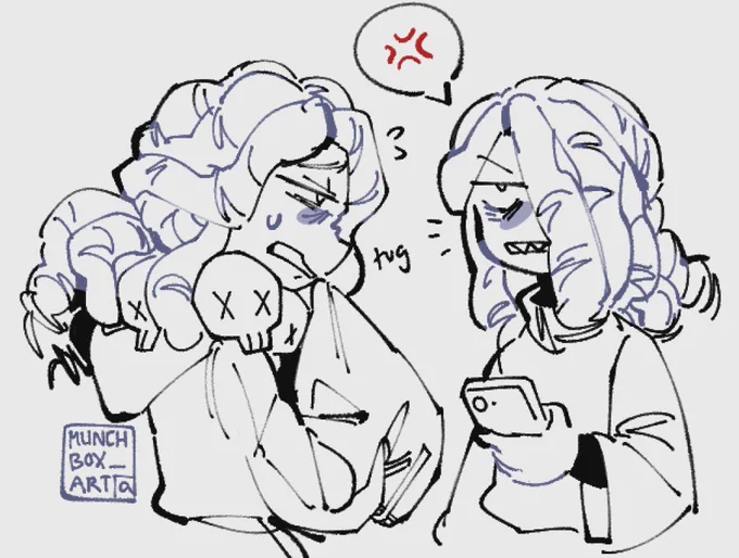 Licorice w/ ponytail
Don't ask why he has a phone
#cookierun 