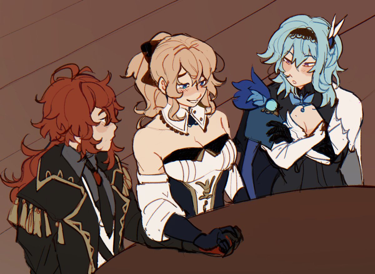 elusivelisa_'s tweet photo. had the honor of collaborating with 
@bchessmaster on eulajeanluc for the gi rarepair bang @const_bang!
do check it out, fic link in replies ❤️ 
#eula #diluc #jeangunnhildr https://t.co/DzDf1e9G4h