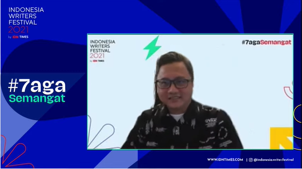 IDNTimes's tweet photo. Rekomendasi band/musisi untuk para millennial &amp; Gen Z untuk didengarkan saat ini menurut @wenzrawk: MANJA, Bagus Bhaskara, Garuntang Gank.

YouTube: https://t.co/kvwPT4YVXS 
Instagram: https://t.co/qC2HDuTzc6
#IWF2021 #IndonesiaWritersFestival2021 https://t.co/wqKZBIFWkZ