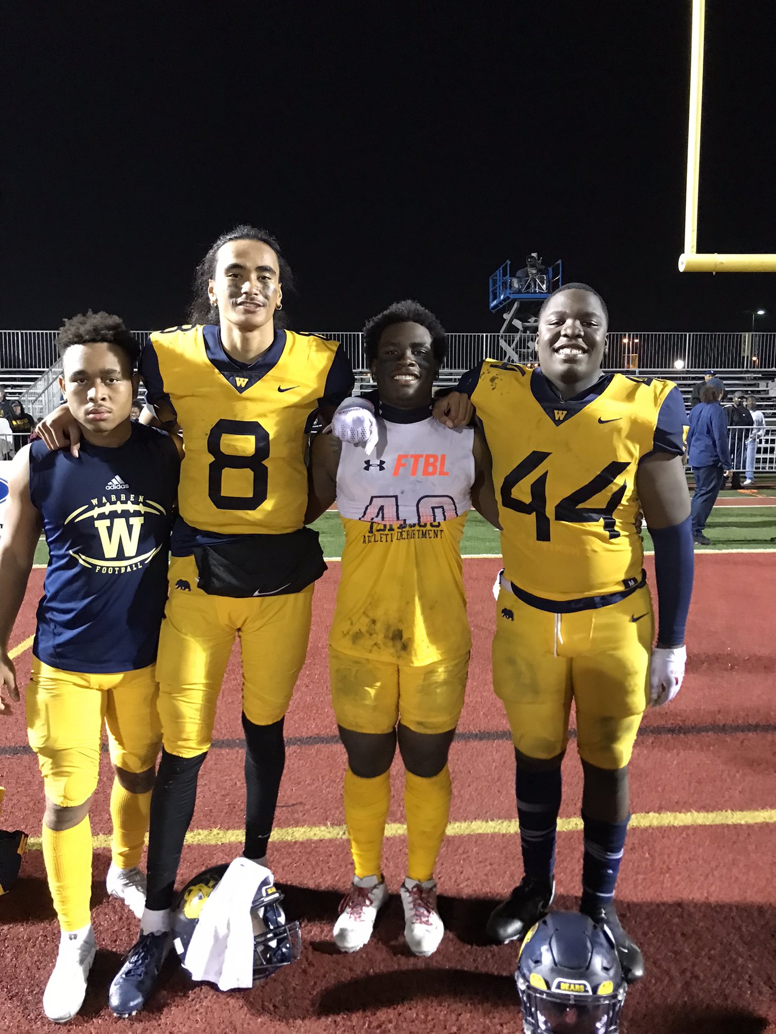 Football Recruit. on Twitter "Final Score Warren defeats Downey 2616