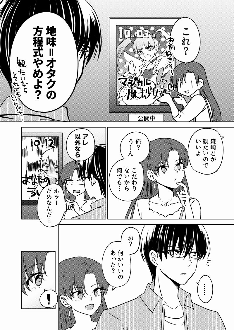 【創作漫画】TS(♂→♀)したのでクラスメイトと付き合ってみた
デートしてみた話② 