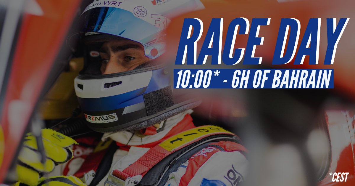 Fhabsburg62's tweet photo. R A C E . D A Y ! Ready to take the fight 👊 #6HBahrain #RaceDay #motorsport #Bahrain
Time table for today👇
Live links 👉 https://t.co/hVMWojv4Nz
#FIAWEC | #6HBahrain | #TeamWRT | #DriveFastActFaster | #AVL | #Bahrain | #PR https://t.co/zCLUfnBpZu