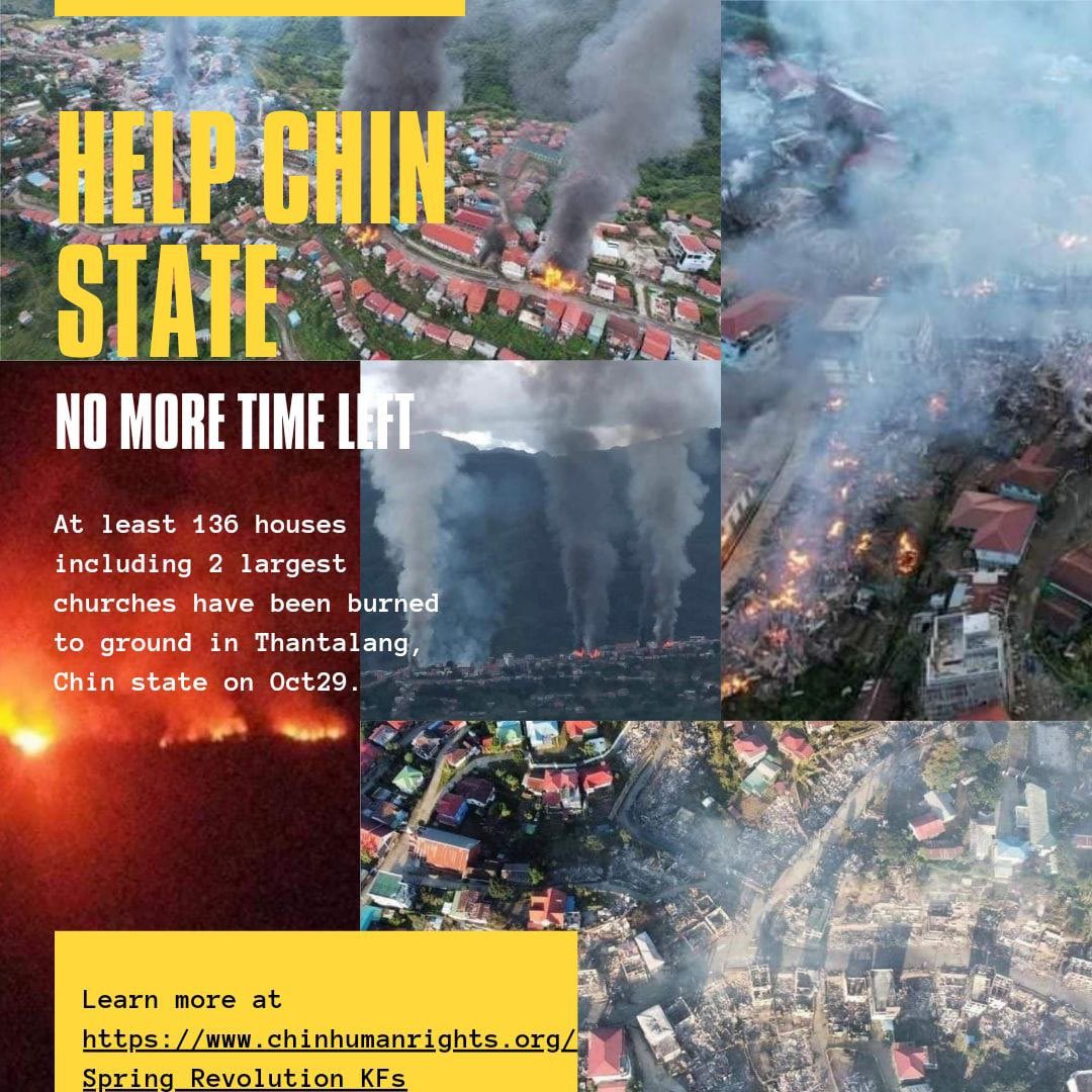 Arn_the_king's tweet photo. Myanmar’s #Chin State has been facing with harrowing and excruciating miseries led by junta’s indiscriminate,large-scale attacks.This is the time to intensify our efforts to stop military’s unbearable mistreatments. #HelpChinState #WhatsHappeningInMyanmar https://t.co/wif0Vp0wdR