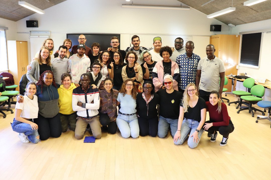 rnudeaf's tweet photo. On 2nd Day, 29th Oct 2021, RNUD team visited at Aarhus Deaf Women’s Club and made a presentation about Rwanda to the #frontrunners17 from different countries around the World, Castberggård in Urlev, and the cooperation between #RNUD and the #DanishDeafAssociation. https://t.co/OH88H96BLA
