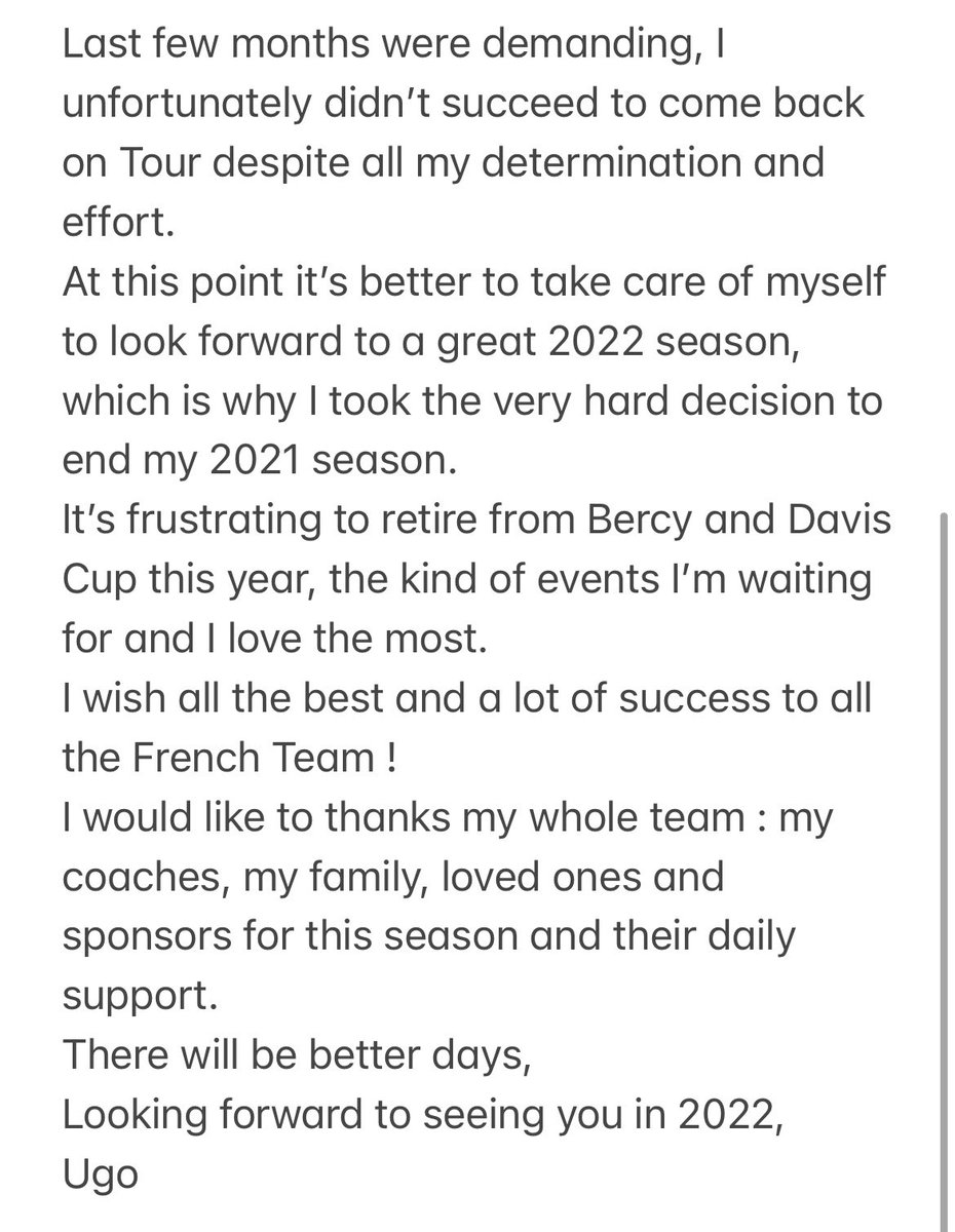 Ugo Humbert (@humbertugo) on Twitter photo 