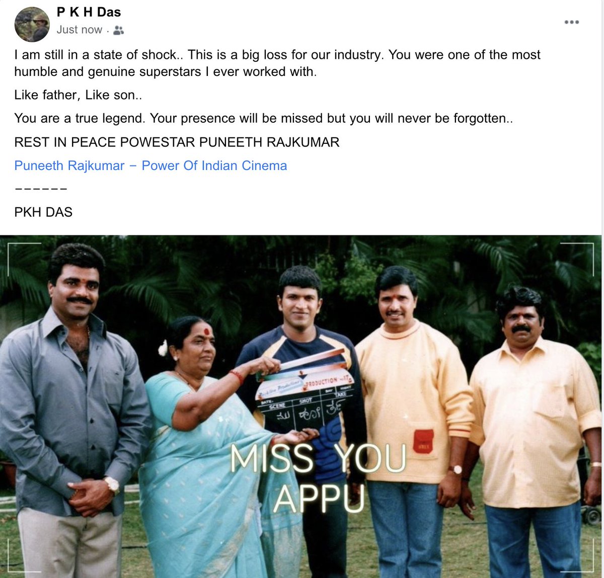 Rest in Peace #Powerstar!!

#PuneethRajkumar #PuneetRajkumar #Appu