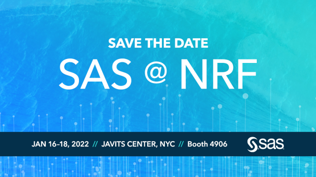 AnalyticsLeadr's tweet image. Breaking News! #NRF2022 is right around the corner. Mark your calendars and we’ll see you on January 16th. #SASProfs #SASUsers bit.ly/2ZKGWPh