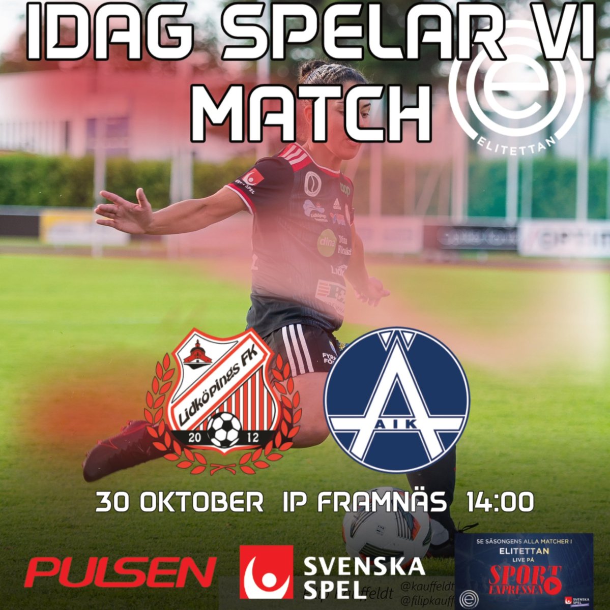 Kom till Framnäs och stötta oss i mötet med Älvsjö!!