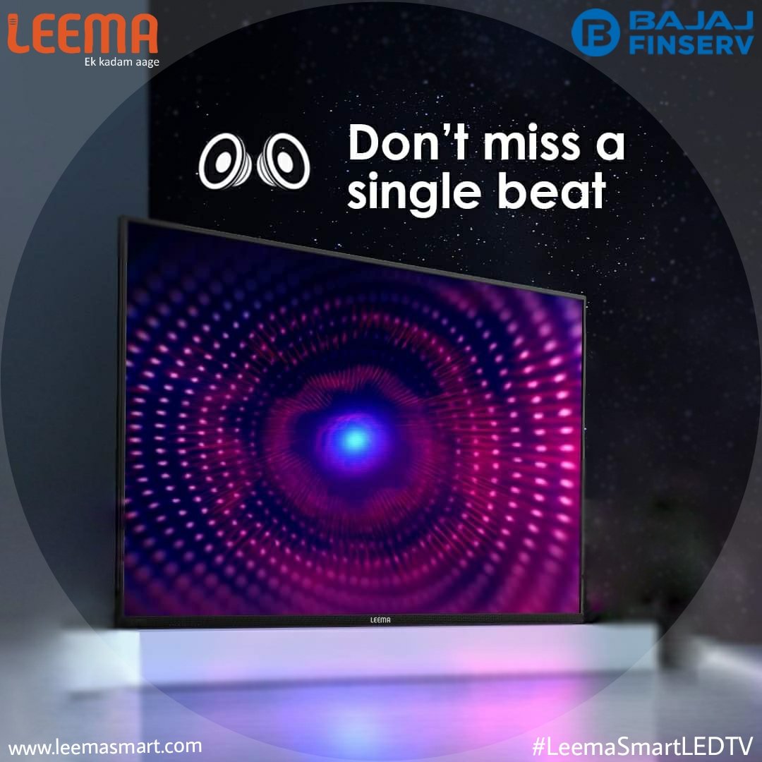 SmartLeema's tweet photo. Did you hear that?
Leema is passionate about bringing you a breathtaking sounds which as good as it looks! 🔊
.
#LeemaSmartTV #LeemaTVLooksBetter  #Leema #LeemaTV #Pashin 

Web: https://t.co/AFVCjixCiT https://t.co/TvV0puaWRN