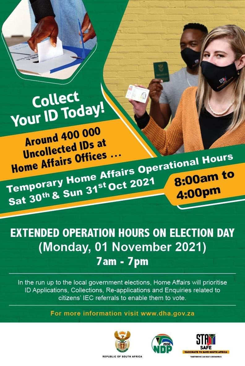 AdvRodSolomons's tweet photo. Make sure you have your ID ready to vote 1 Nov #LGE2021 #ROD4MAYOR #CA1ST #voteca1st #CapeTown @ca1st_sa https://t.co/T26N6W1T8Y
