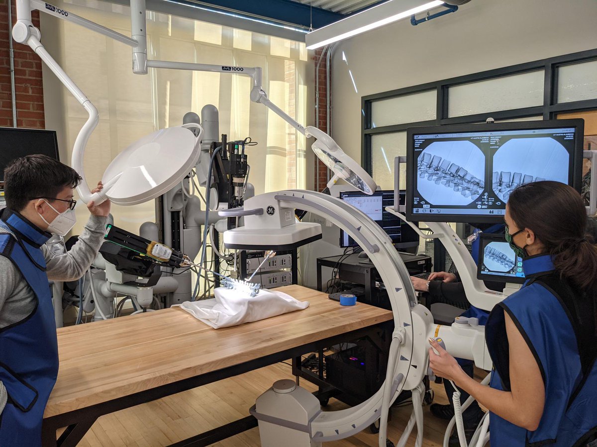 C-arm installation and training are done! 
Ready for research 🤘🏻
#roboticsurgery
#UTAustin
#intuitivesurgical #dVRK
@GEHealthcare 
<a href="/texas_robotics/">Texas Robotics</a> <a href="/utmechengr/">UT Mech Engineering</a> <a href="/uthealthaustin/">UT Health Austin</a> <a href="/UTAustin/">UT Austin</a> <a href="/CockrellSchool/">Texas Engineering</a>