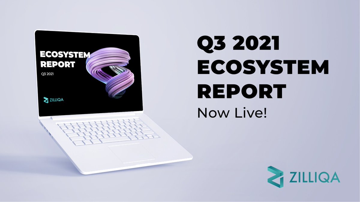 zilliqa's tweet photo. Our Q3 Ecosystem Report is now live! Proud of all we're achieving with you.

- ZILBridge launch
- 34.5% growth in on-chain txnx since Q2
- 42.3% more ZIL burnt in Q3
- 43.7% growth in on-chain trading vol
- Record breaking ZILOs:  @blox_sdk @de_monsters 

https://t.co/7v2pRqyXoi https://t.co/aVXBgDcfue