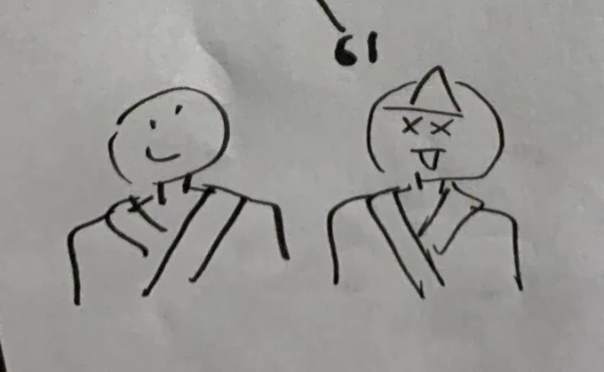 そうそう前も言ったことあるけど俺襟の左右がよくわかんなくなって何回も調べてるのでこういうの描いて貼ってある。
左右盲の人おすすめ。 