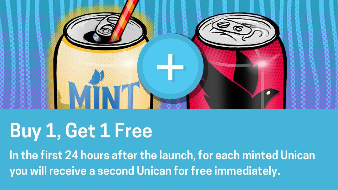UnicansNFT's tweet photo. If you mint today, you get 1 FREE ! https://t.co/DYqIH3dAZE