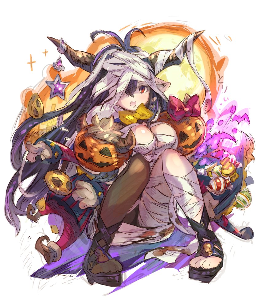ナルメア(グラブル) 「グラブルはろいん。(過去絵)
全員まとめてイタズラしたいしされたいし。
#グラブ」|はく@Skeb近々開放…かも❄のイラスト