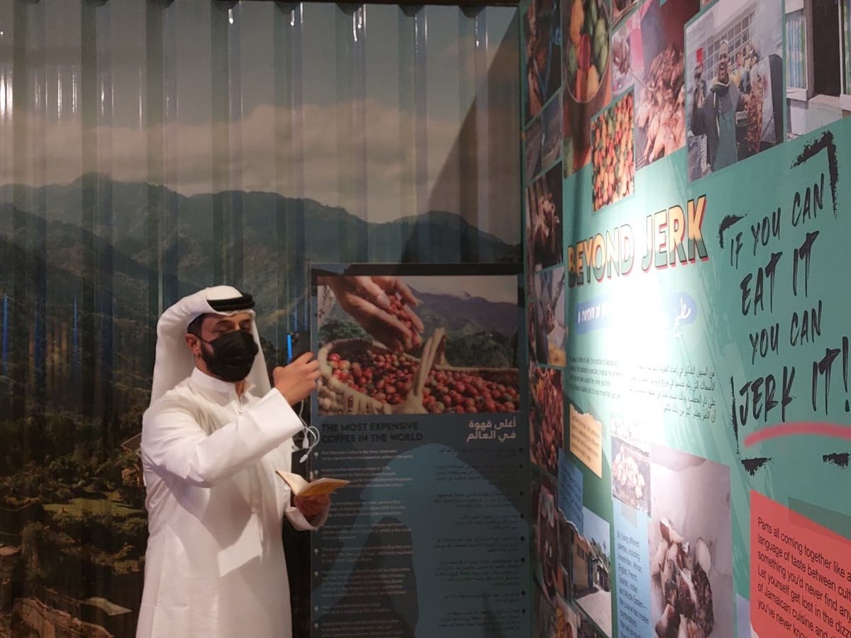 AinsleyCBrown's tweet photo. It was my honor and privilege to greet Mr. @ahmedbinsulayem Excutive Chairman and CEO of @dmcc_authority  and offer him a tour of the Jamaica Pavilion at the @expo2020dubai. https://t.co/tR1PMPqoKI